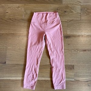 Lululemon light orange leggings